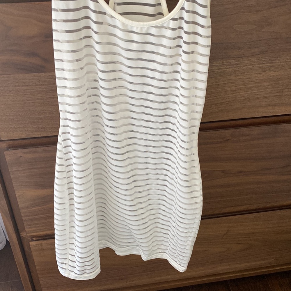 White Superdown Sheer Coverup - Picture 5 of 10